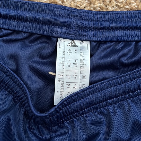 Navy Blue adidas athletic shorts - Picture 3 of 4